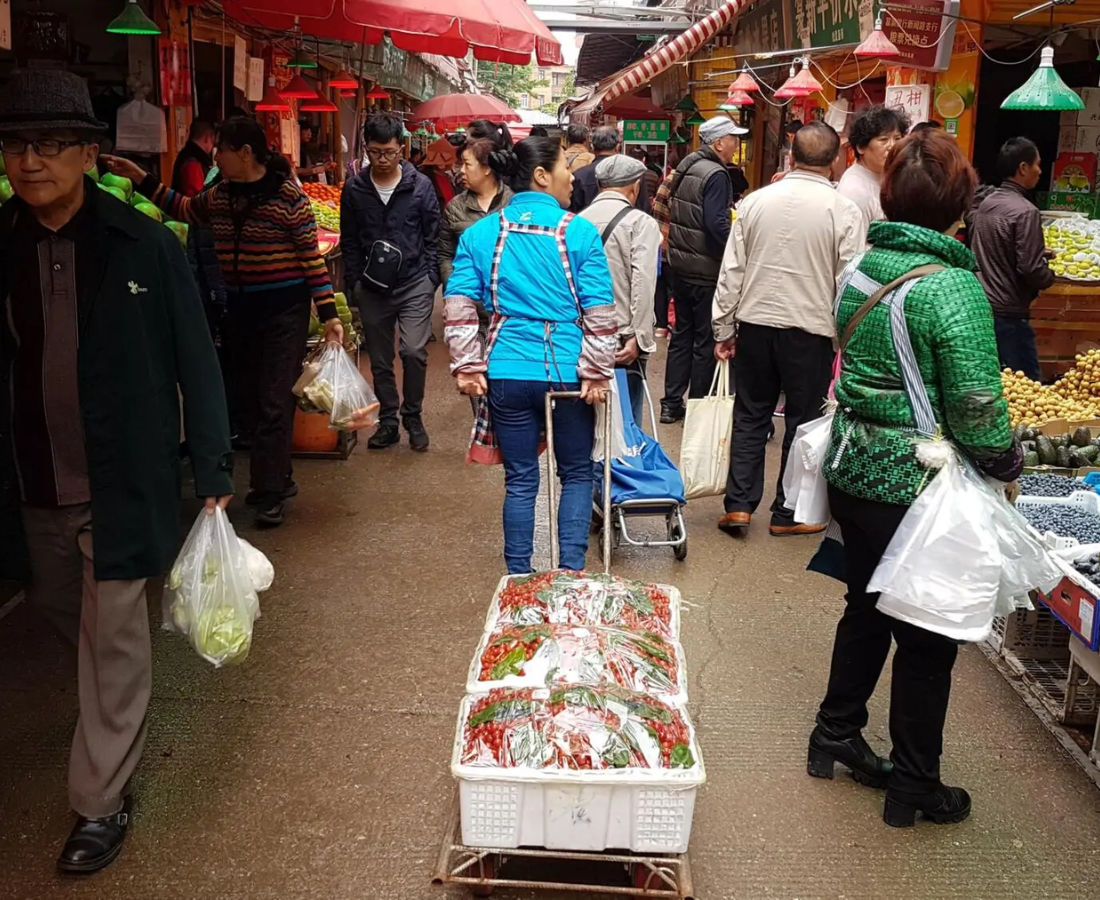 Zhuanxin Farmer’s Market - courtesy of GoKunming