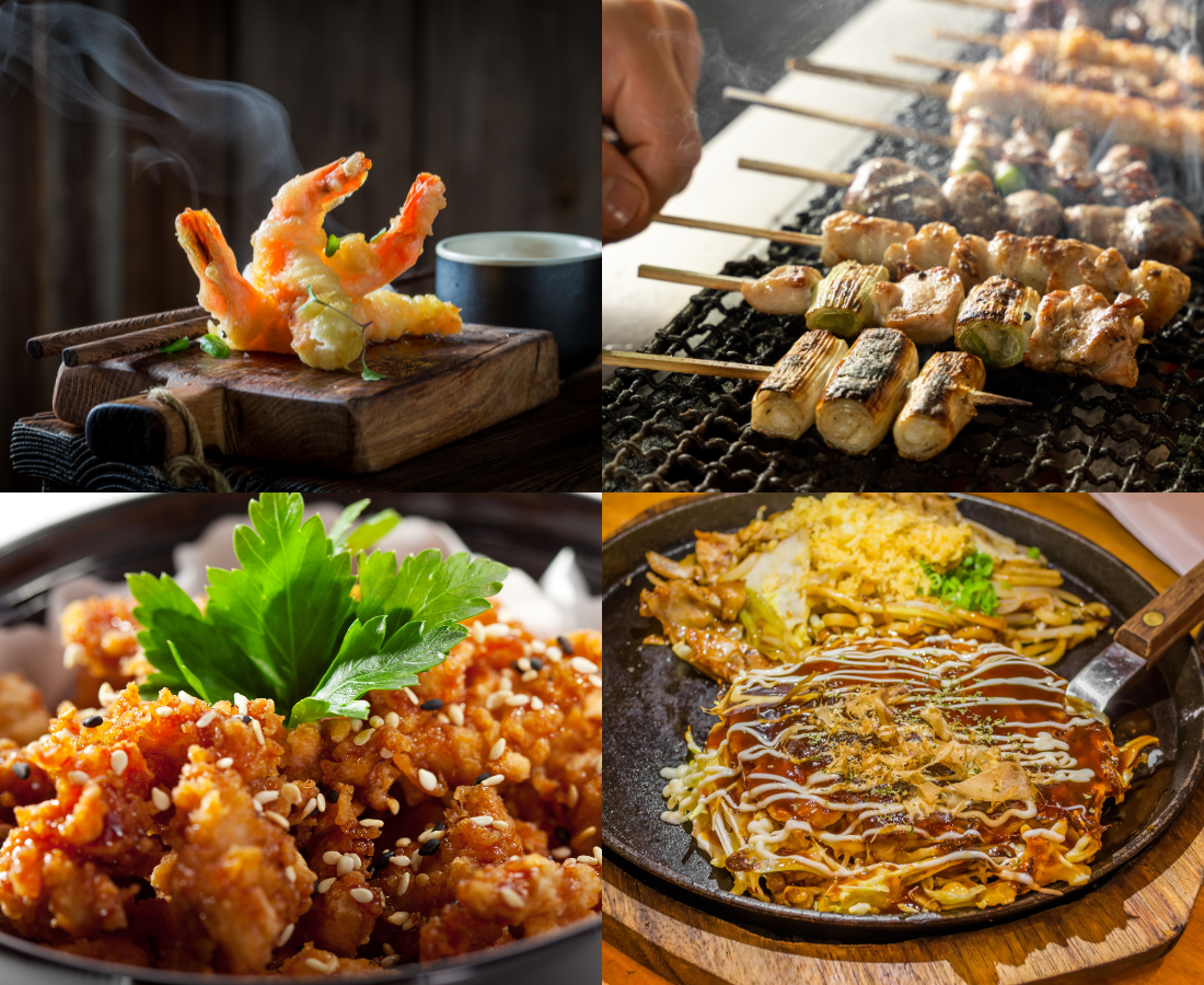 fried and grilled japanese dishes