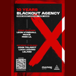 X - A Decade Of Dance. 10 Years of Blackout Agency