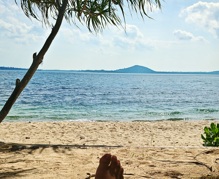 relax by the beach