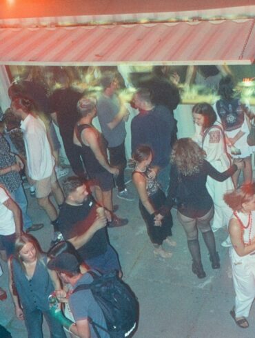 people dancing at CMYK rave