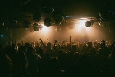 people gathering in concert during night time
