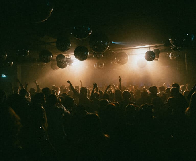 people gathering in concert during night time