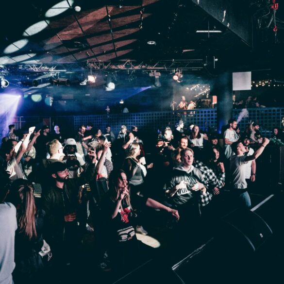 people dancing in the club