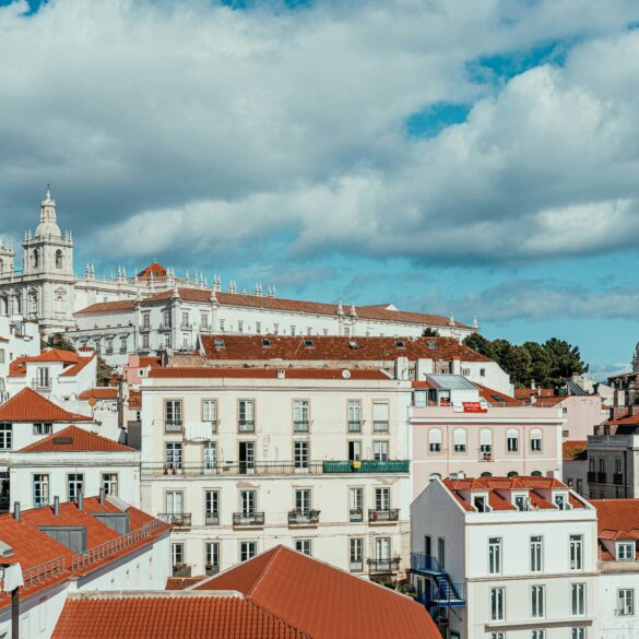 An old European city scape