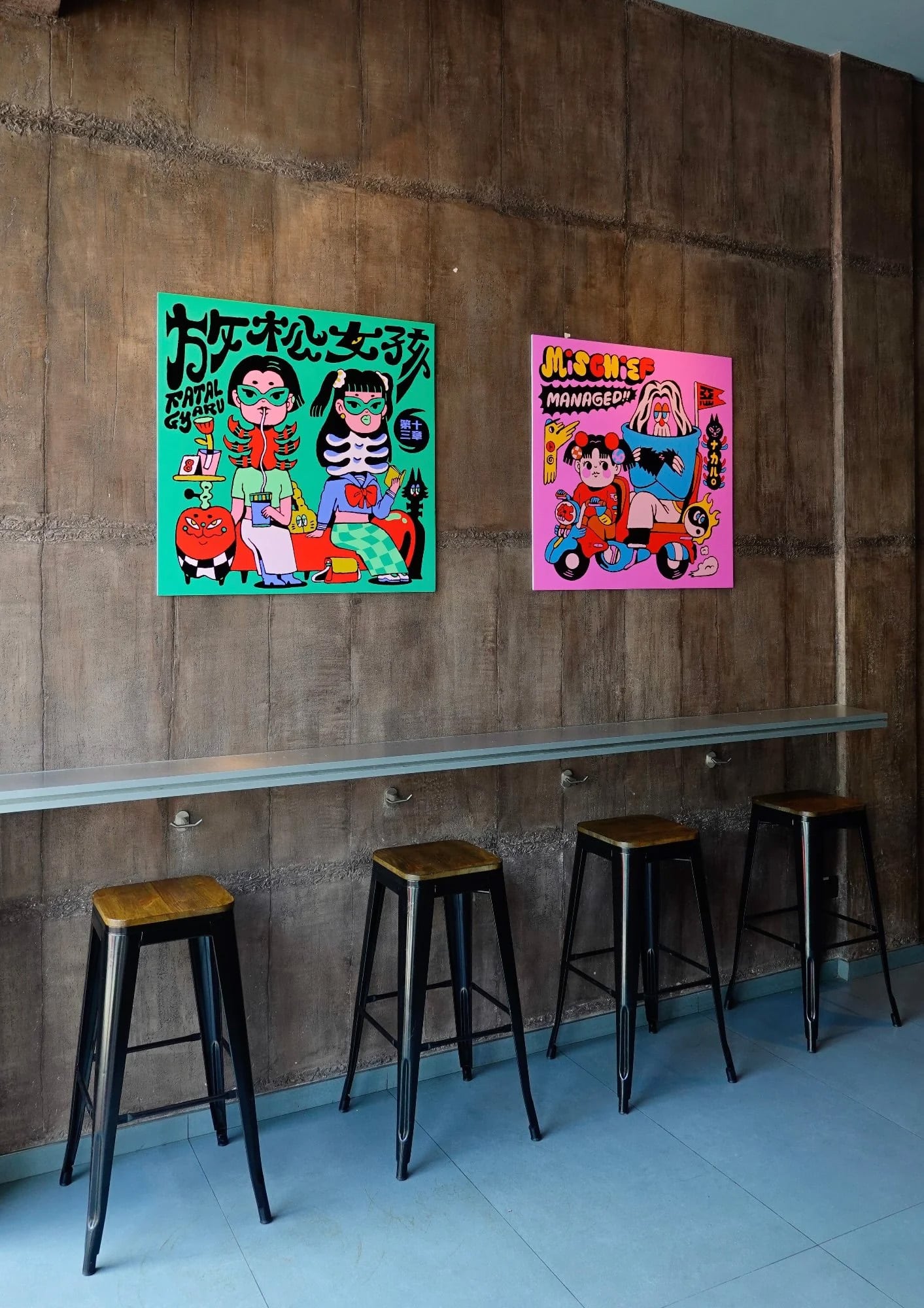 Fatal Gyaru by Yoel Kristiandi, bold and creative art prints that can be purchased on GOFY