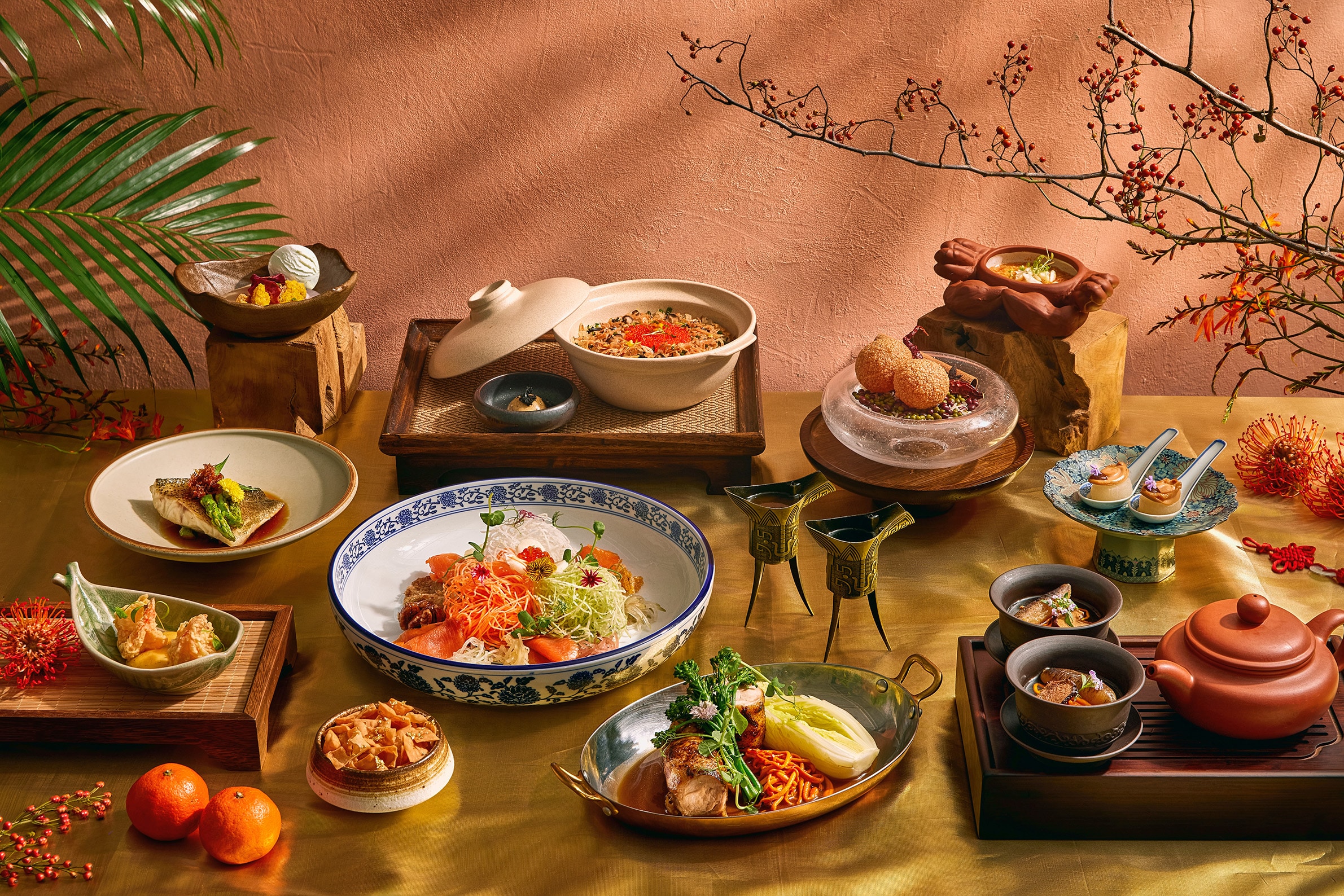 Nine-course Chinese New Year reunion dinner 2026 menu at Entrepôt, The Robertson House Singapore