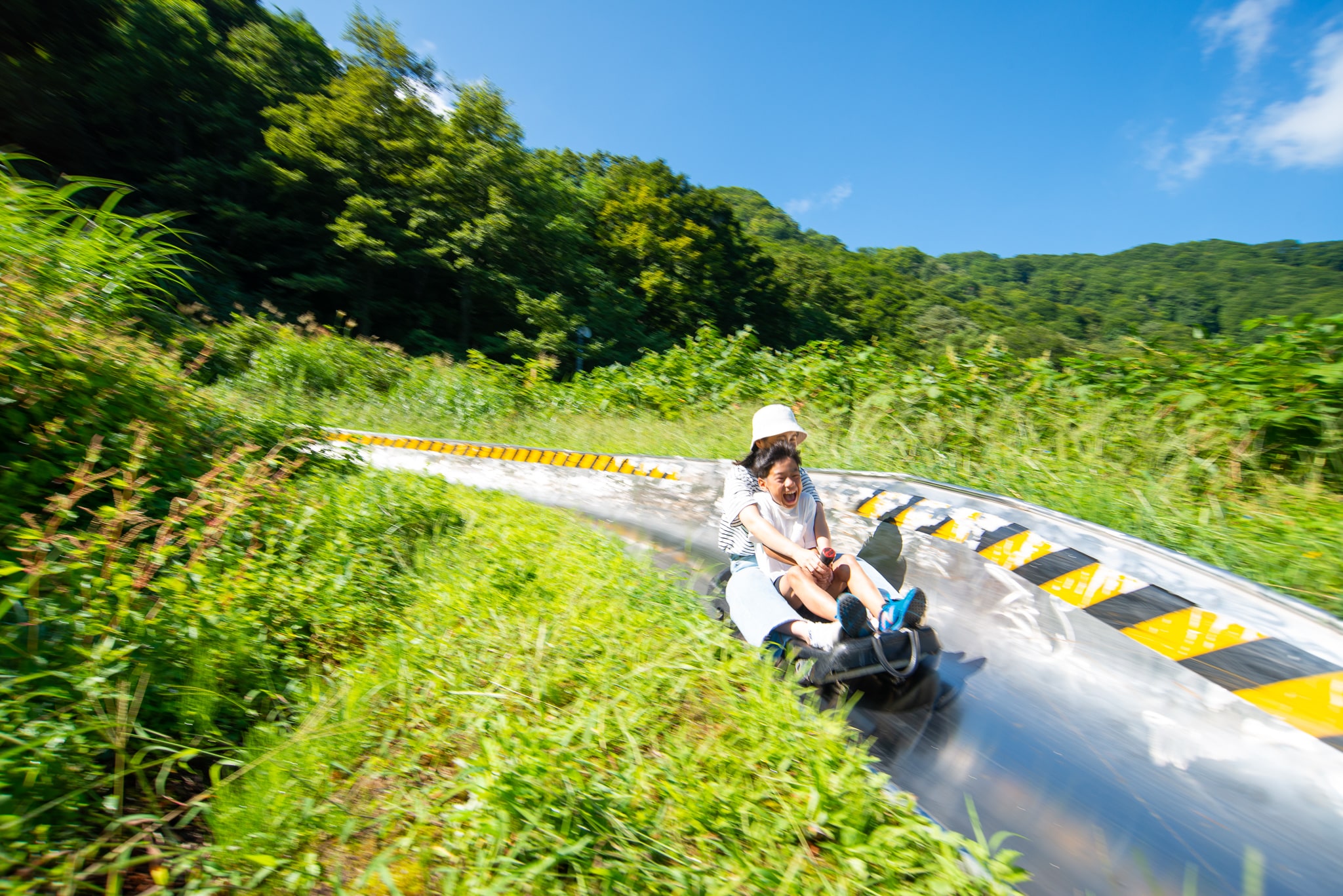 Yuzawa Kogen’s Summer Bobsleigh, a 706m-long alpine slide.