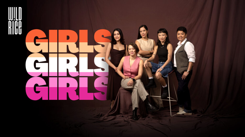 the Wild Rice's production poster for Girls Girls Girls
