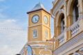 Museum Phuket yellow clock tower building in Phuket Old Town